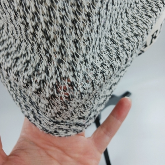 ALYA Knit Aztec Sweater Womens Hi Low Casual Long Sleeve Crew Neck Size S - Picture 5 of 9